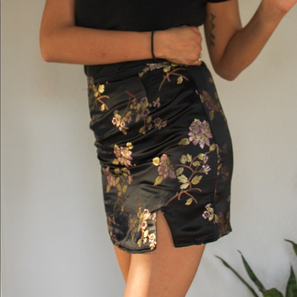 Brandy Melville Silk Skirt